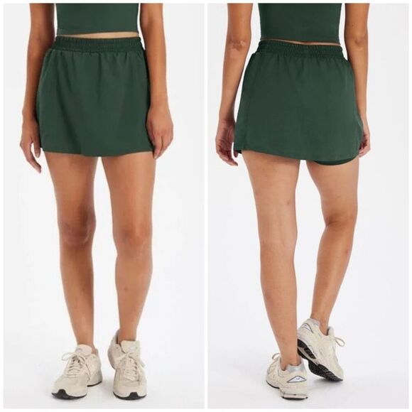 Girlfriend Collective Moss Birdie Woven Skort Size XS - Picture 1 of 8